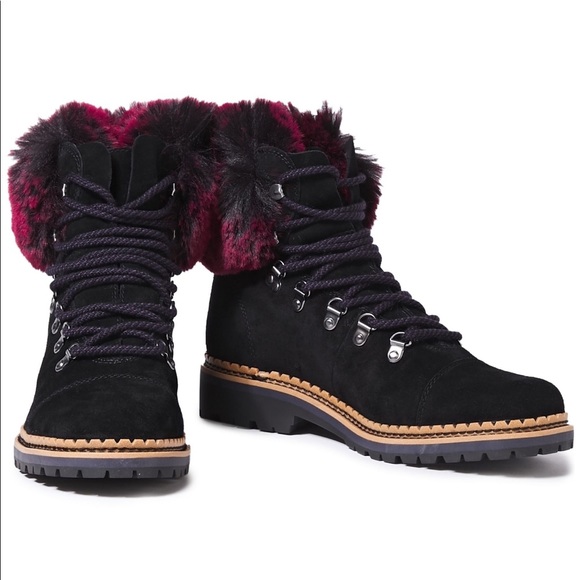 Sam Edelman Faux Fur Trim Boots - Picture 4 of 4